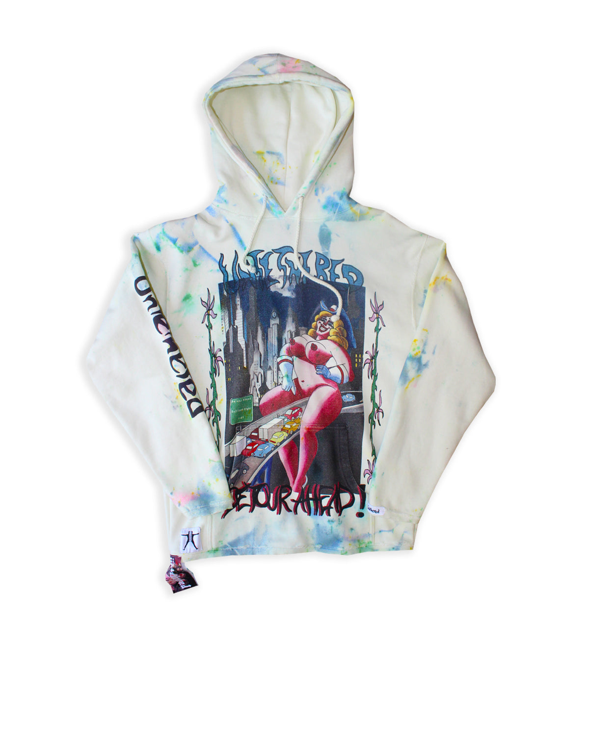"Detour Ahead" 1/1 Heavyweight Hoodie (Medium)