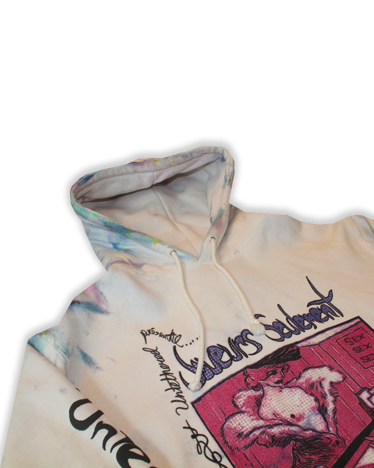 "Club For The Depraved" 1/1 Heavyweight Hoodie (Large)