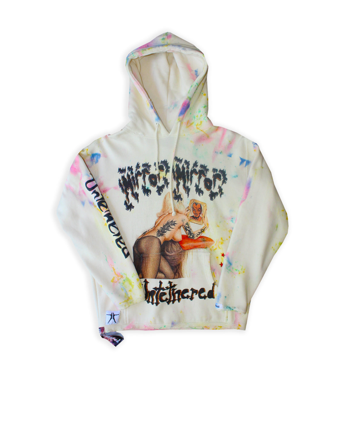 "Mirror Mirror" 1/1 Heavyweight Hoodie (Medium)