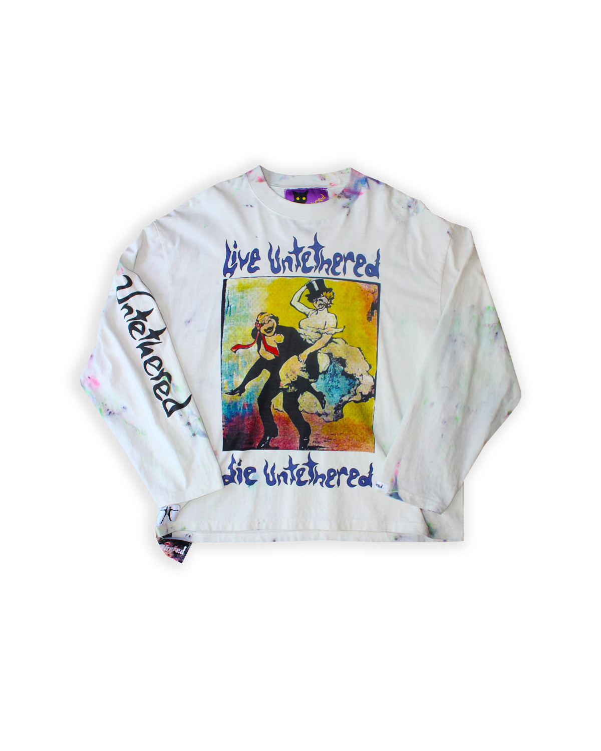 "Live Untethered, Die Untethered" 1/1 Heavyweight Long Sleeve (Large)