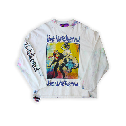 "Live Untethered, Die Untethered" 1/1 Heavyweight Long Sleeve (Large)